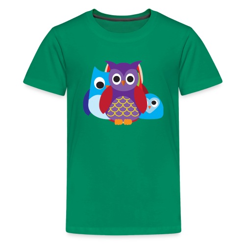 Cute Owls Eyes - Kids' Premium T-Shirt