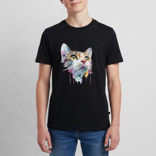 Chromatic Cat Splash - Kids' Premium T-Shirt