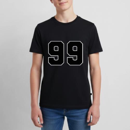 Varsity Number 99 Athletic Font - Kids' Premium T-Shirt