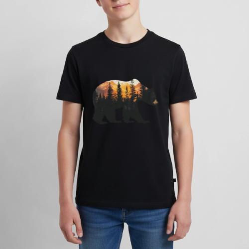 Bear: Sunset Guardian - Kids' Premium T-Shirt
