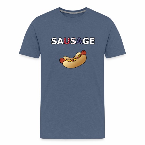 Patriotic BBQ Sausage - Kids' Premium T-Shirt