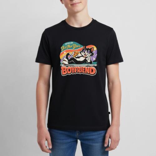 Sassy Cat Pride Pizza Retro Comic - Kids' Premium T-Shirt