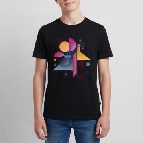 Color Pulse Geometry - Kids' Premium T-Shirt