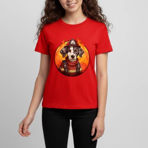 Dog Firefighter - Kids' Premium T-Shirt