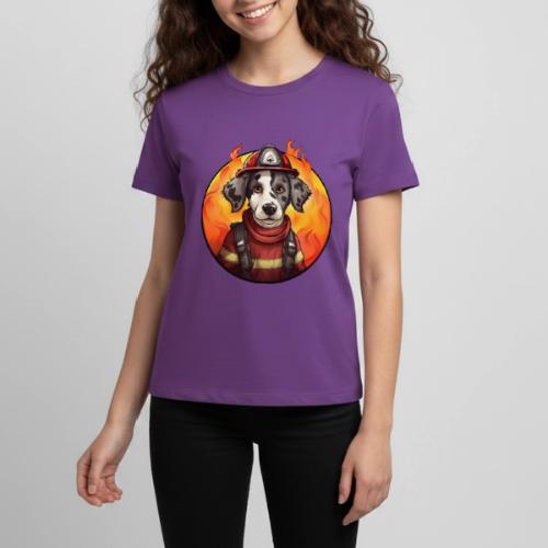 Dog Firefighter - Kids' Premium T-Shirt