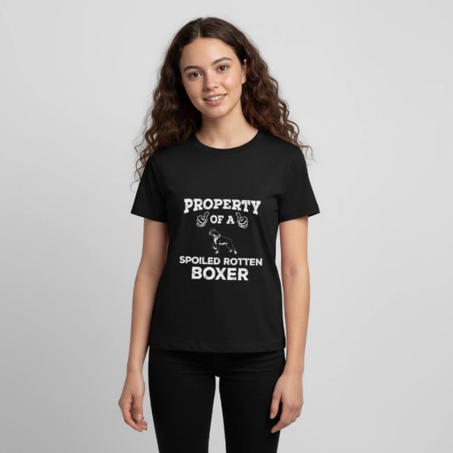 Property Of A Spoiled Rotten Boxer Cool Gift