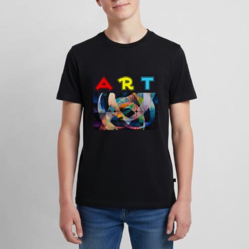 Art of Stripes and Shades - Kids' Premium T-Shirt