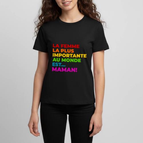 Maman : la femme la plus importante du monde - Kids' Premium T-Shirt