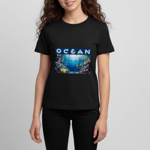 Ocean: Neon Reef Glow - Kids' Premium T-Shirt