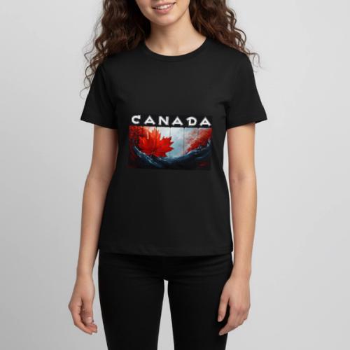 Canada Icon in Color - Kids' Premium T-Shirt