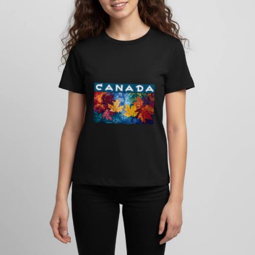 Canada in Brushstrokes - Kids' Premium T-Shirt