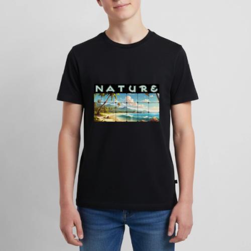Nature: Sun-Kissed Shore - Kids' Premium T-Shirt
