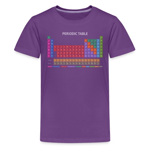 Periodic Table T-shirt (Dark) - Kids' Premium T-Shirt