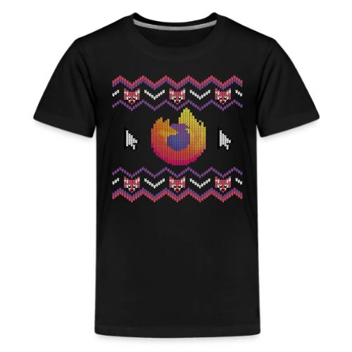 Firefox Ugly Sweater - Kids' Premium T-Shirt
