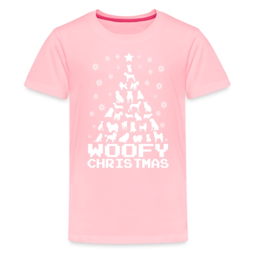 Woofy Christmas Tree - Kids' Premium T-Shirt