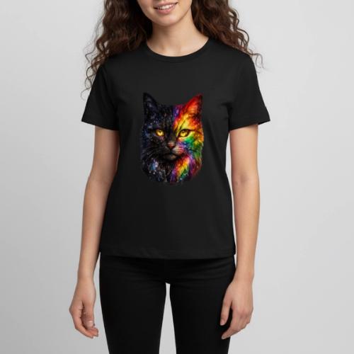 Cosmic Galaxy Rainbow Cat - Kids' Premium T-Shirt