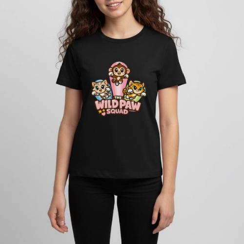 Wild Paw Squad Cute Animal Friends - Kids' Premium T-Shirt