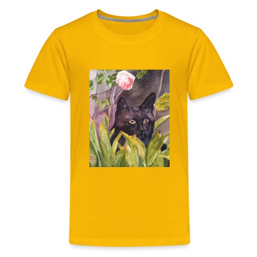 Black cat - Kids' Premium T-Shirt