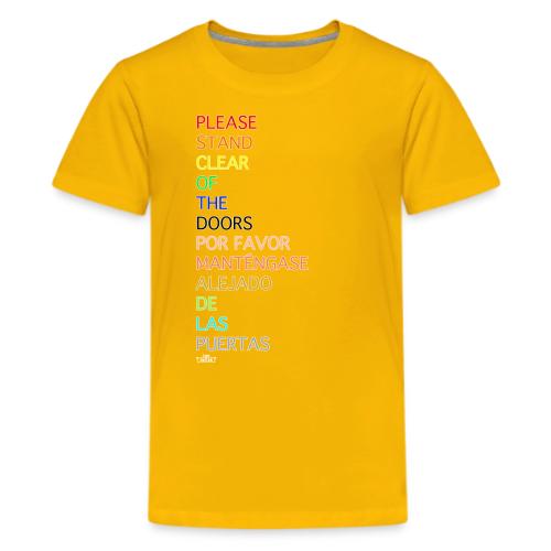 Please Stand Clear (Monorail) - Kids' Premium T-Shirt