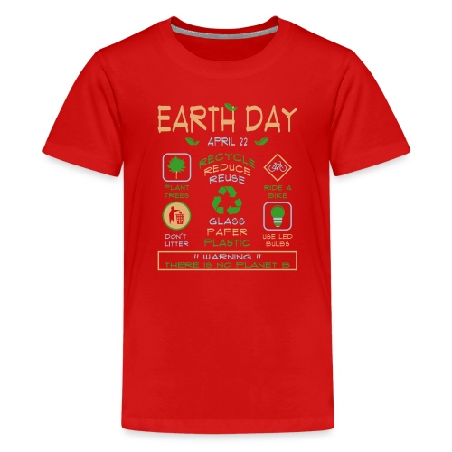 Earth Day Tips T-Shirt - Kids' Premium T-Shirt