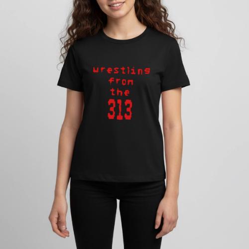 Wrestling from the 313 (red) - Kids' Premium T-Shirt