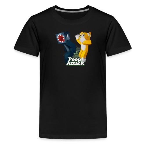 5865646 15890721 poop attack final brigh - Kids' Premium T-Shirt