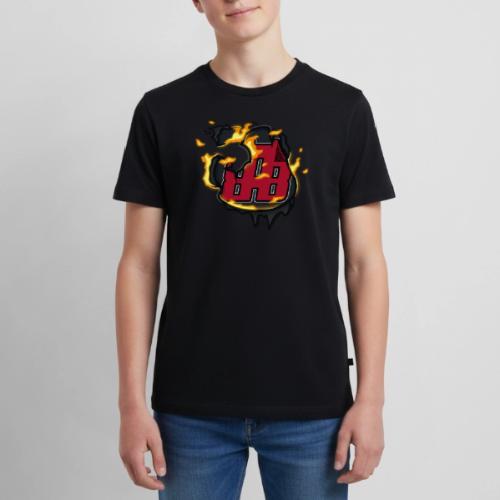 BAB Logo on FIRE! - Kids' Premium T-Shirt