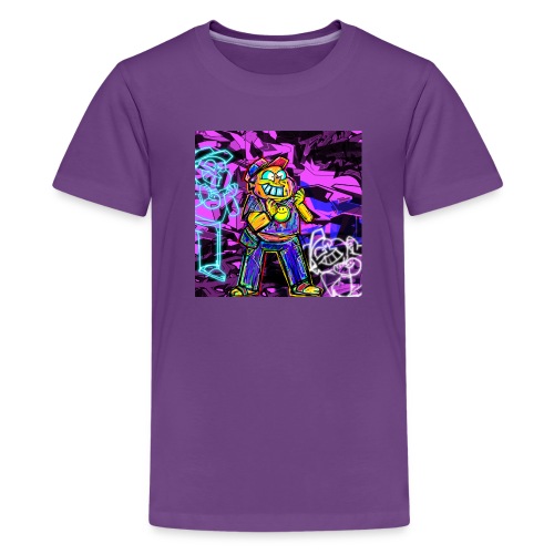 Cecil the Graffiti Brat - Kids' Premium T-Shirt