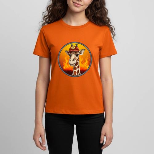 Giraffe Firefighter - Kids' Premium T-Shirt