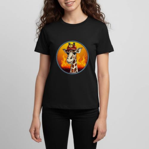 Giraffe Firefighter - Kids' Premium T-Shirt