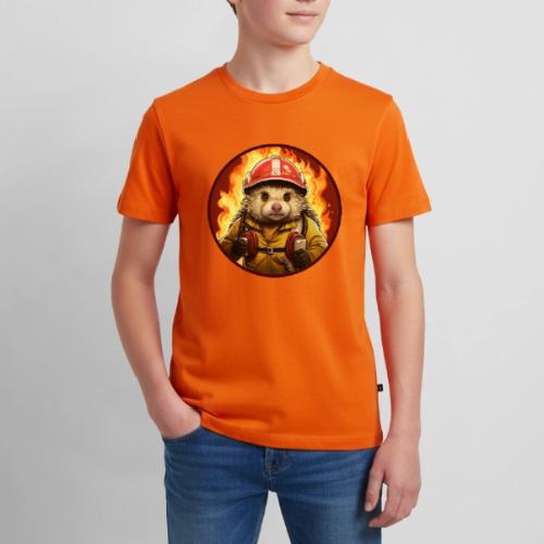 Hedgehog Firefighter - Kids' Premium T-Shirt