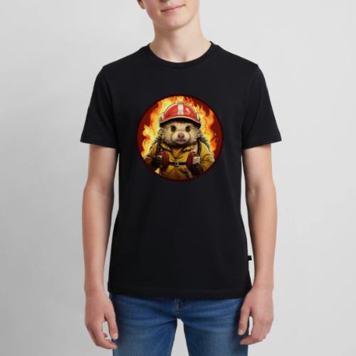 Hedgehog Firefighter - Kids' Premium T-Shirt