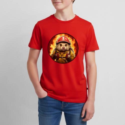 Hedgehog Firefighter - Kids' Premium T-Shirt