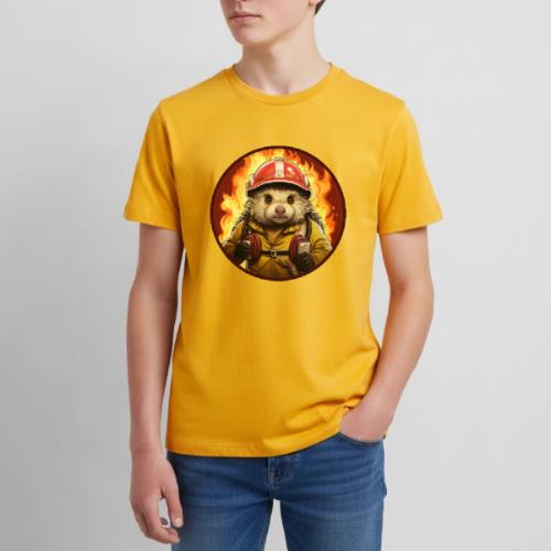 Hedgehog Firefighter - Kids' Premium T-Shirt