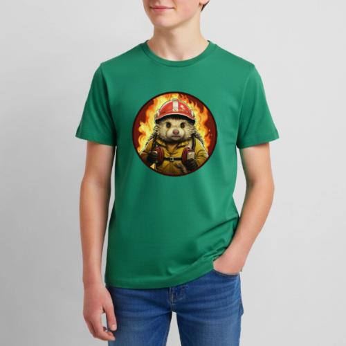 Hedgehog Firefighter - Kids' Premium T-Shirt