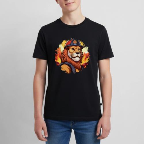 Fireman lion - Kids' Premium T-Shirt