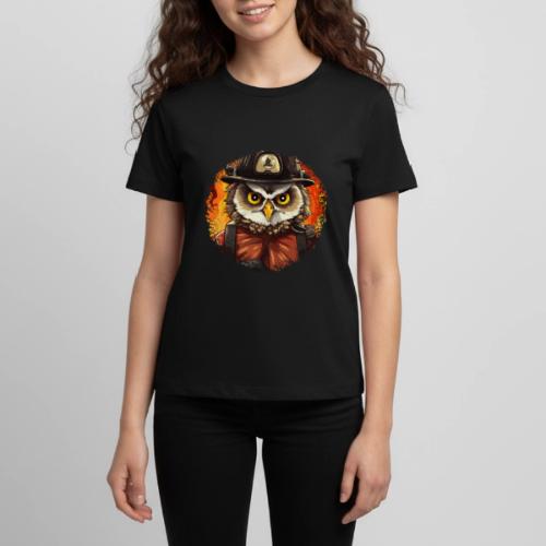 Owl Firefighter - Kids' Premium T-Shirt