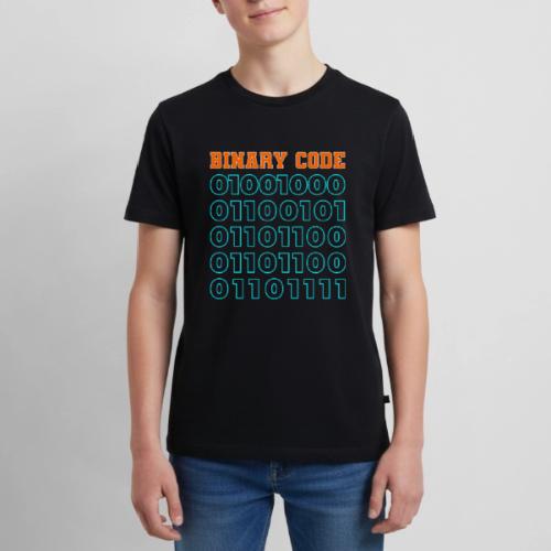 Say Hello in Binary code - Kids' Premium T-Shirt