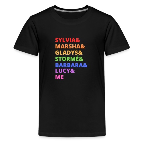 Queer Heroines & Me (Rainbow) - Kids' Premium T-Shirt