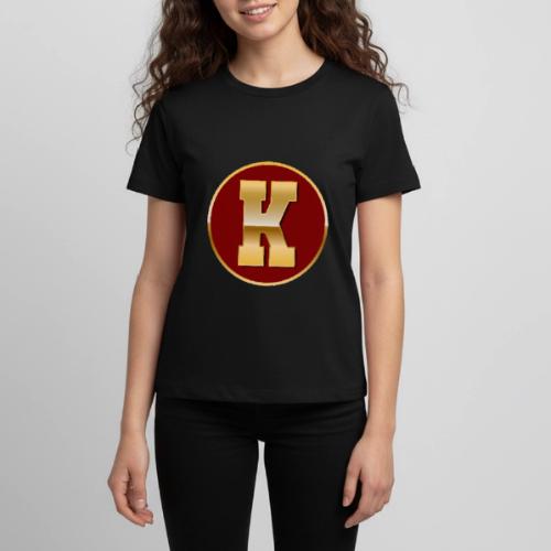 Letter K – Capital Varsity Alphabet Monogram - Kids' Premium T-Shirt