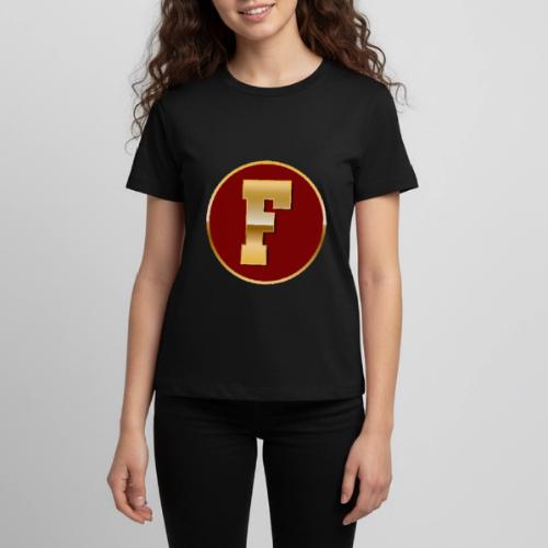 Letter F – Capital Varsity Alphabet Monogram - Kids' Premium T-Shirt