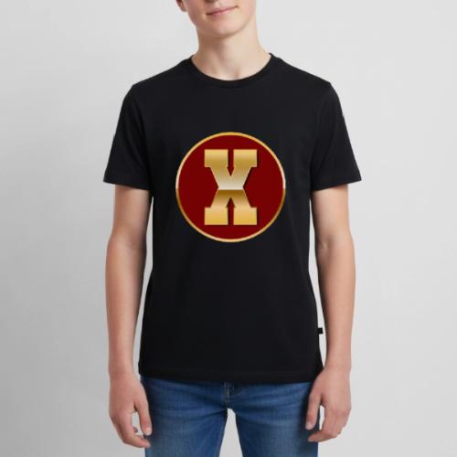 Letter X – Capital Varsity Alphabet Monogram - Kids' Premium T-Shirt