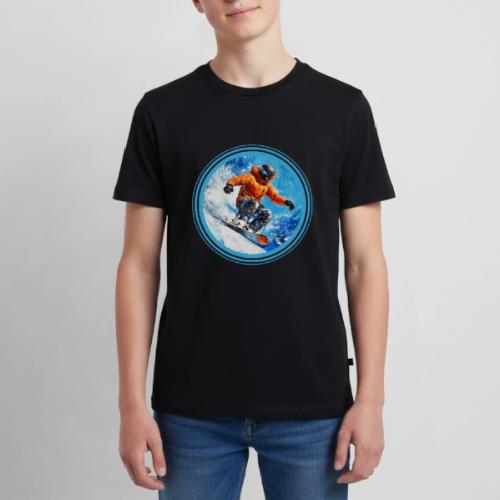 Snowboarding Motion - Kids' Premium T-Shirt