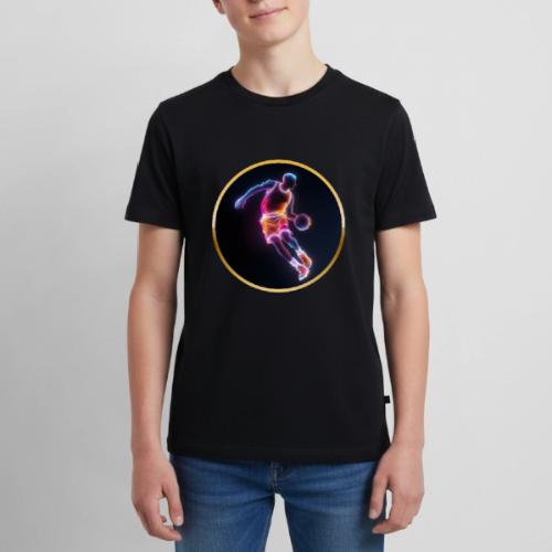 Neon Basketball Player - Kids' Premium T-Shirt