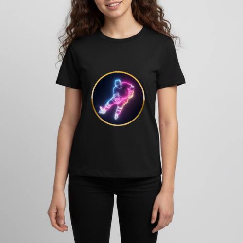 Hockey: Neon Ice Striker - Kids' Premium T-Shirt