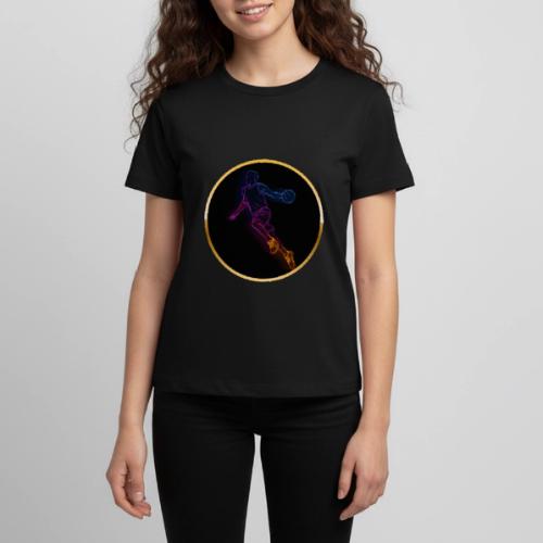 Basketball: Neon Jump Shot - Kids' Premium T-Shirt