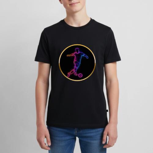 Neon Soccer Flow - Kids' Premium T-Shirt
