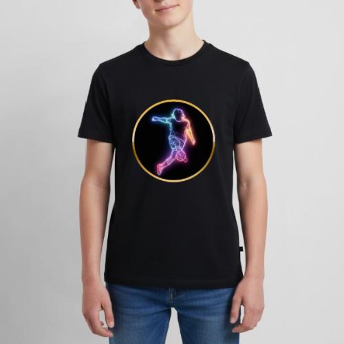 Soccer: Neon Goal Fusion - Kids' Premium T-Shirt