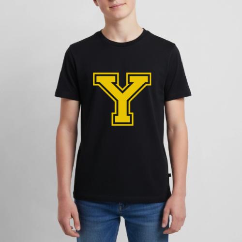 Letter Y – Capital Athletic Alphabet Monogram - Kids' Premium T-Shirt
