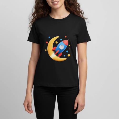 Rocket to the Crescent Moon - Kids' Premium T-Shirt